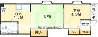ビーコンハイツPARTⅠ【201号室】の間取り