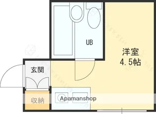 シティハイツ八尾【1階】の間取り