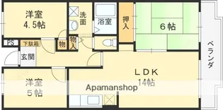 めぞん花みずき【206号室】の間取り