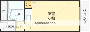 メゾンシャピー布施【301号室】の間取り