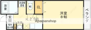 メープルコート【4階】の間取り