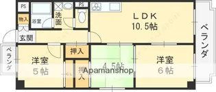 オリエントマンション【2階】の間取り