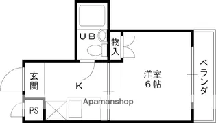 兵庫県西宮市下大市東町【マンション】の間取り