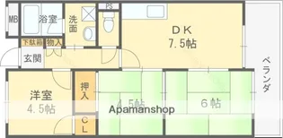 マーベリック横小路【3階】の間取り