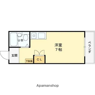 ハイム永塚【206号室】の間取り