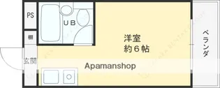 大洋ハイツ永和【2階】の間取り