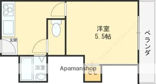 ハイツヒトヨシ【207号室】の間取り