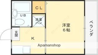 ホープ小阪【1階】の間取り