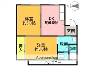 メゾン津之江【3階】の間取り