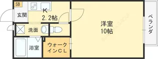 イーストフラワー弐番館【101号室号室】の間取り