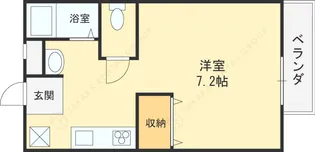 さくらハイツ 1K【103号室号室】の間取り