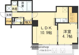 大阪府東大阪市小阪本町1丁目【マンション】の間取り
