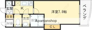 LUXE布施南【7階】の間取り