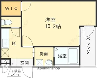 マスダハイツ【1階】の間取り