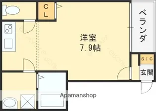コンフォートハウスMIO【1階】の間取り