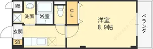ブランチェリー新石切【3階】の間取り
