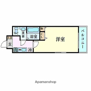 エスリード森ノ宮駅前【4階】の間取り