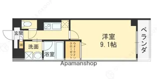 サンプラザ新石切駅前【3階】の間取り