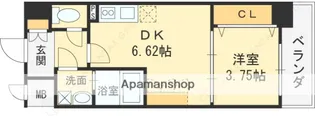 メルベージュ布施【8階】の間取り