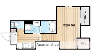 ALEGRIA若江本町NORTH【202号室】の間取り