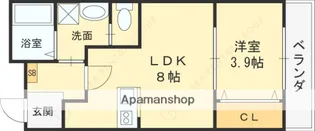 H−MAISON大蓮南Ⅱ【305号室】の間取り