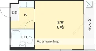 オードリー枚岡B棟【3階】の間取り