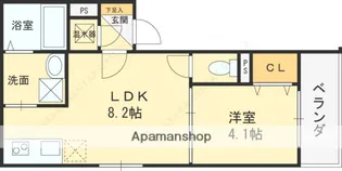 F ASECIA EPIC【303号室】の間取り