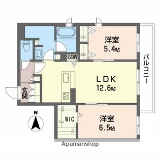 シャーメゾンフォルトゥーナ【3階】の間取り