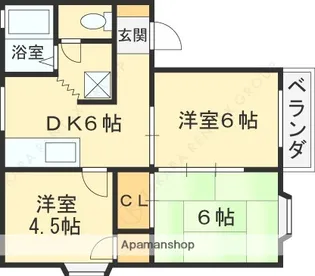 ベネルックスOOSTEN【2階】の間取り