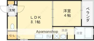 グラッドハイツ【1階】の間取り