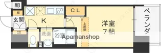 LUXE布施東【2階】の間取り