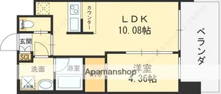 プレジオ荒本新町【11階】の間取り