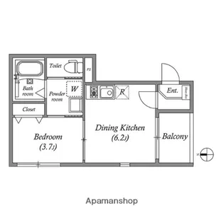 FELICE ROCCO SHOJIHIGASHI【2階】の間取り