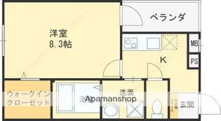 フジパレス上小阪【3階】の間取り
