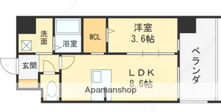 ESTONE HIGASHIOSAKA【10階】の間取り