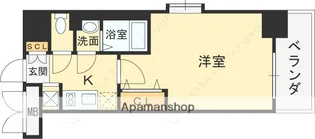 LUXE今里Ⅱ【1209号室】の間取り