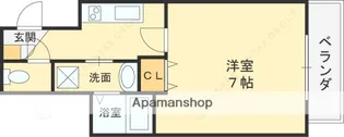 PARK HILLS今里NOA【6階】の間取り