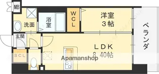 LUXE布施北Ⅲ【15階】の間取り
