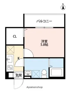 STAR 8−EIGHT−【301号室】の間取り