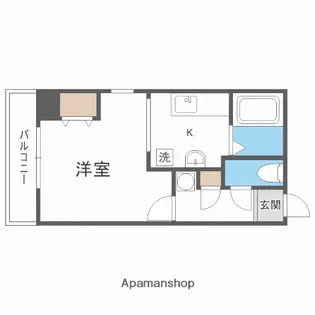 ラ・フォンテ今里【201号室】の間取り