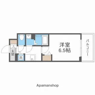 アドバンス大阪バレンシア【1109号室】の間取り