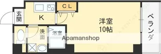 ヴィラナリー大今里【202号室】の間取り