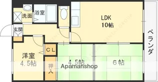 サンリッツ巽【2階】の間取り