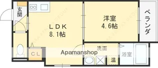 F ASESIA CER(エフアセシア チェル)【2階】の間取り