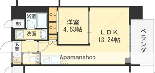 プレジオ永和ASIAN【11階】の間取り