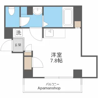 ERCITY’S立花駅前【2階】の間取り