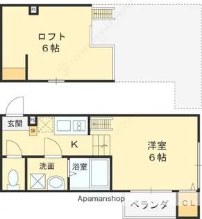 アーバンシエロ小路東【1階】の間取り