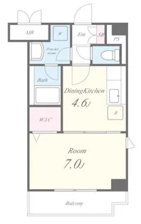 WONTAEK(ウォンテ)【4階】の間取り