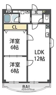 インフィルドハイツ【801号室】の間取り
