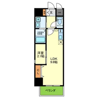 ONLYONE布施【3階】の間取り